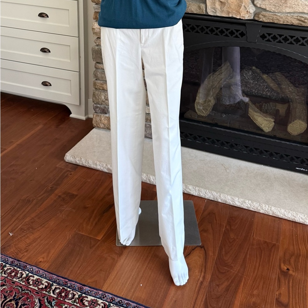 Valette Wide Leg White Pants
